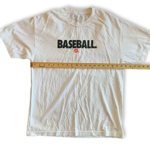 Vintage Nike Baseball White T Shirt size L